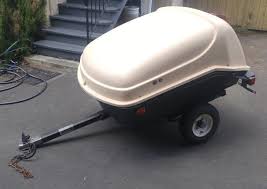 Lightweight aluminum campers & cargo trailers that can be pulled with a motorcycle, trike or small car, queen & full size campers, sleep off the ground, easy setup, pull behind camper, motorcycle camping trailer, tiny car camping, tent trailer, motorcycle camping, tiny camper, tiny trailer. Rare Enclosed Small Car Motorcycle Trailer Classifieds For Jobs Rentals Cars Furniture And Free Stuff