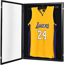 For paper prints, mount your artwork with a mat board, or float it inside of your frame. Amazon Com Jersey Display Frame