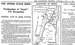 Establishing a new nation and defending it. From The Archive The Establishment Of Israel May 1948 Israel The Guardian