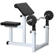 Preacher curls are not a lot different from normal bicep curls, except that the only downside for a preacher curl is that it requires a preacher bench to perform the exercise. Commercial Preacher Curl Weight Bench Seated Preacher Isolated Dumbbell Biceps Sporting Goods Weight Benches Romeinformation It