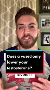 Testosterone Levels Before and After Vasectomy