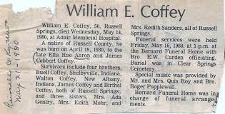 Coffey Wm E 1980 Obituary Prestiti