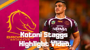 Sam interviews kotoni staggs of the broncos in the sheds after the match. Kotoni Staggs Highlight Video Youtube