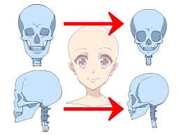 顔の各パーツをチェック デフォルメをバランス良く描くには いちあっぷ アニメポーズリファレンス アニメの描き方 スケッチのコツ