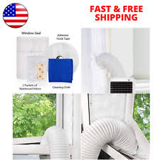 Then, replace the window with a layer of wood or plastic. Buy Portable Air Conditioner Window Seal Plates Kit Plastic Ac Vent Kit For Cooler Online In Japan 284275845937