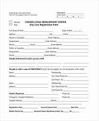 This motor vehicle accident form sample is a great start for organizations that need a high quality form fast. Child Care Application Template Best Of Sample Registration Form 21 Free Documents In Pdf Registration Form Sample Registration Form Child Development Center