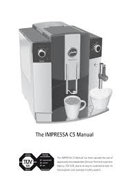 Coffee is ground fresh, tamped perfectly, brewed, and dispensed in seconds. The Impressa C5 Manual Jura