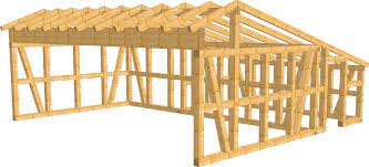 Fachwerk Remise Ulm Als Bausatz Carport Beelitz Fachwerk Carports Remise