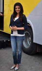 Kajal agarwal ready for the scene1 navdeep ready for enjoying her and he was blowing the air on her waist navdeep… South Indian Model Kajal Agarwal Long Hair Face In White Top Blue Jeans Kajal Aggarwal