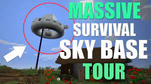 1 obtaining 1.1 breaking 1.2 crafting 2 usage 2.1 activation 2.1.1 pyramids 2.2 beam 2.3 powers 2.3.1 range 2.4 piston interactivity 3 sounds 3.1 generic 3.2 unique 4 data values 4.1 id 4.2 block data 5 achievements 6. Huge Minecraft Sky Base Tour 100 Survival Youtube