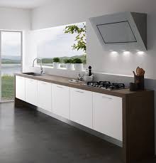 Love the cleanness of no upper cabinets, only art. Contemporary Kitchens Without Upper Cabinets Easy Kitchen By Treo