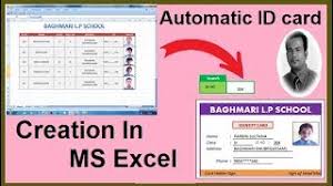 To make id cards at home, you simply need to design your card, print your card, laminate your card, secure your card, and encode your card. Automatic Id Card Creation In Microsoft Excel Step By Step Youtube