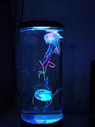 lampada de agua viva led video