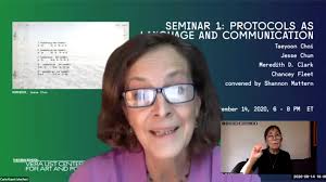 Seminar 1: Protocols as Language and Communication w/ ASL