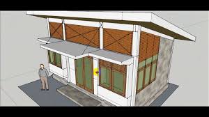 Design Balai Warga Uk 4x6 5 M2 3d Model Design A Frame Cabin 3d Model