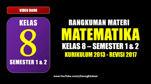 Maybe you would like to learn more about one of these? Matematika Kelas 8 Smp Kurikulum 2013 Revisi 2017 Semester 1 Dan 2 Youtube