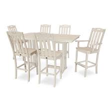 Whirl round outdoor bar table. Outdoor Bar Height Table Sets Trex Outdoor Furniture