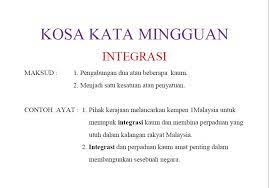Myb buku kosa kata bahasa melayu dalam buku teks kssr tahun 1 2 3 ilmu bakti shopee singapore. Kosa Kata Mingguan Integrasi Sri Ucsi Secondary School Facebook