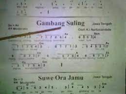 Lirik Lagu Gambang Suling Ini Dia Versi Asli Nya Youtube
