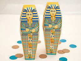 Maybe you would like to learn more about one of these? Egyptian Sarcophagus Favor Box Print At Home Full Color Etsy Diy Favor Boxes Egyptian Party Diy Printables