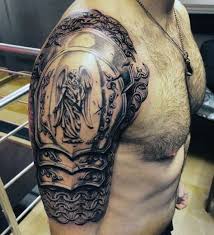 Top 93 Best Armor Tattoo Ideas 2020 Inspiration Guide Armor Of God Tattoo Shoulder Armor Tattoo Armour Tattoo