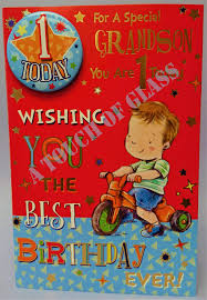 Us orders of $35+ from any participating shop now ship free. Grandson 1st Birthday Badge Card Candy Club Greetings Cards
