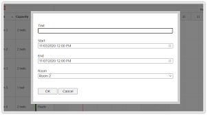Html5 Hotel Room Booking Javascript Php Mysql Daypilot Code