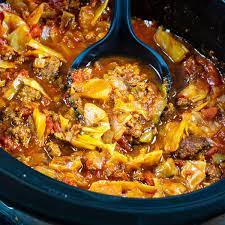 Slow Cooker Spicy Cabbage Beef Soup Spicy Southern Kitchen Recipe In 2021 Cabbage And Beef Slow Cooker Soup Slow Cooker Beef Stroganoff