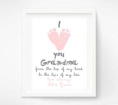 She's worth the extra effort this may 9. Personalized Mother S Day Gift For Grandma From Baby I Etsy Diy Gifts For Grandma Baby Footprint Art Gifts For New Grandma