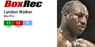 BoxRec: Lyndon Walker