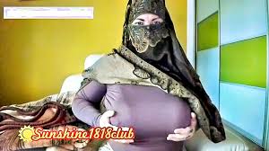 Arabia Muslim Girl With Large Breasts In Hijab On Live Cam 1116 - XXXBP