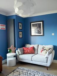 A Corner Of My Living Room With Dfs The Spirited Puddle Jumper Blue Living Room Blue Walls Living Room Living Room Colors