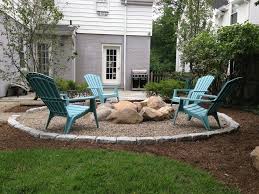 Fire Pits Ideas Patio Traditional With Adirondack Chairs Backyard Bark Fire Pit Landscaping Backyard Fire Fire Pit Backyard