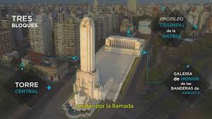 They light up the monument with the colors of the flag. Monumento Nacional A La Bandera Youtube
