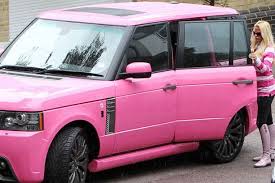 22 may 1978), known previously by the pseudonym jordan, is an english media personality, model and businesswoman. Katie Price S Kidnap Fears After Tracker Device Found Under Car Pink Range Rovers Range Rover Celebrity Cars