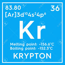 Krypton is present in the air to the extent of about 1 ppm. Krypton Noble Gases Chemical Element Of Mendeleev S Periodic Stock Photo Picture And Royalty Free Image Image 81643708