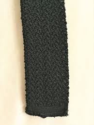 Maybe you would like to learn more about one of these? Vintage 50s Superba Black Crunchy Knit Square End Tie Etsy