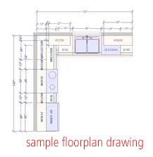 Like the galley layout, this type of design also creates a great work triangle when executed properly. Easy Kitchen Cabinet Drawing