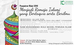 Maybe you would like to learn more about one of these? Pesan 2016 Pesantren Kilat Ramadhan Muslimin Indonesia Hamburg