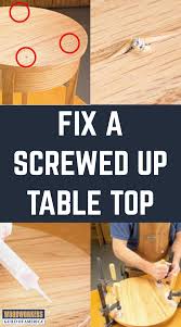 How To Fix Screw Holes In Wood Woodworking Tips Woodworking Articles Screwed Up