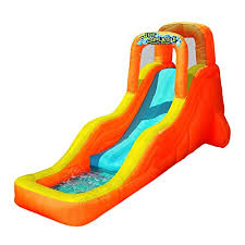 Water slide central sprinkler, double surf water spray slider water slip and slide for adults and kids, inflatable crash pad racing slip slide mat outdoor backyard water play summer fun, 216x57in $68.99 $ 68. Buy Banzai Wave Splash Water Slide Outdoor Backyard Summer Spring Aqua Splash Pool Toy Online In Germany B071wkxqk4
