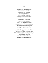 I Am Poem