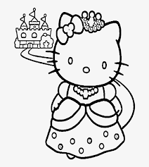 These alphabet coloring sheets will help little ones identify uppercase and lowercase versions of each letter. Hello Kitty And A Nice Castle Coloring Page Coloring Pages To Print Princess Transparent Png 700x902 Free Download On Nicepng