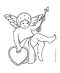 Valentine's day is a wonderful holiday that's all about celebrating every kind of love. Valentine S Day Coloring Page Cupid With Bow