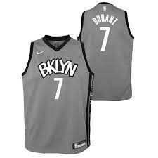 Oklahoma city thunder forward kevin durant (35, front) and. Kevin Durant Maillot Icon Edition Brooklyn Nets Kids Baskettemple