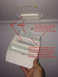 Freezer leaking water into fridge. Water Leaking Into The Fridge Diy Forums