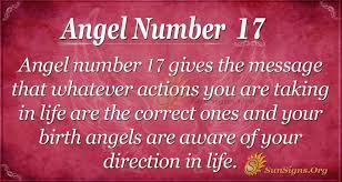Angel Number 17 Meaning Making The Right Decisions Sunsigns Org