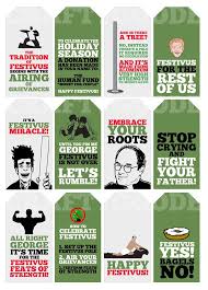 Seinfeld Festivus Quote Gift Tags Printable Typography Festivus Quotes Festivus Festivus Party