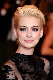 You can always build up the product if you like a darker finish. Blonde Hair Dark Eyebrow Celebrity Trend