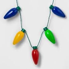 Women S Necklace Long Strand With Nine Christmas Light Up Bulb Womens Necklaces Long Necklace Women Jewelry